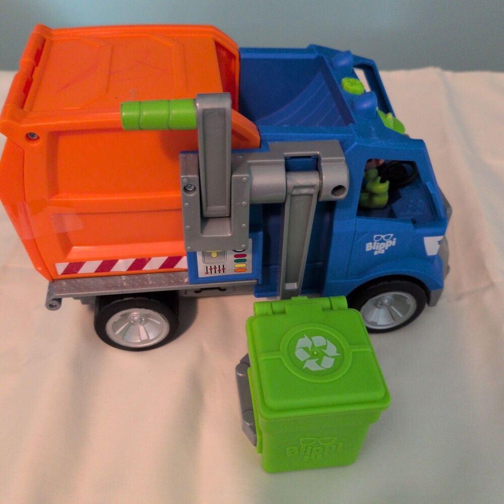 Jazwares Blippi Talking Recycling Garbage Truck ONLY Garbage Can TESTED WORKS
